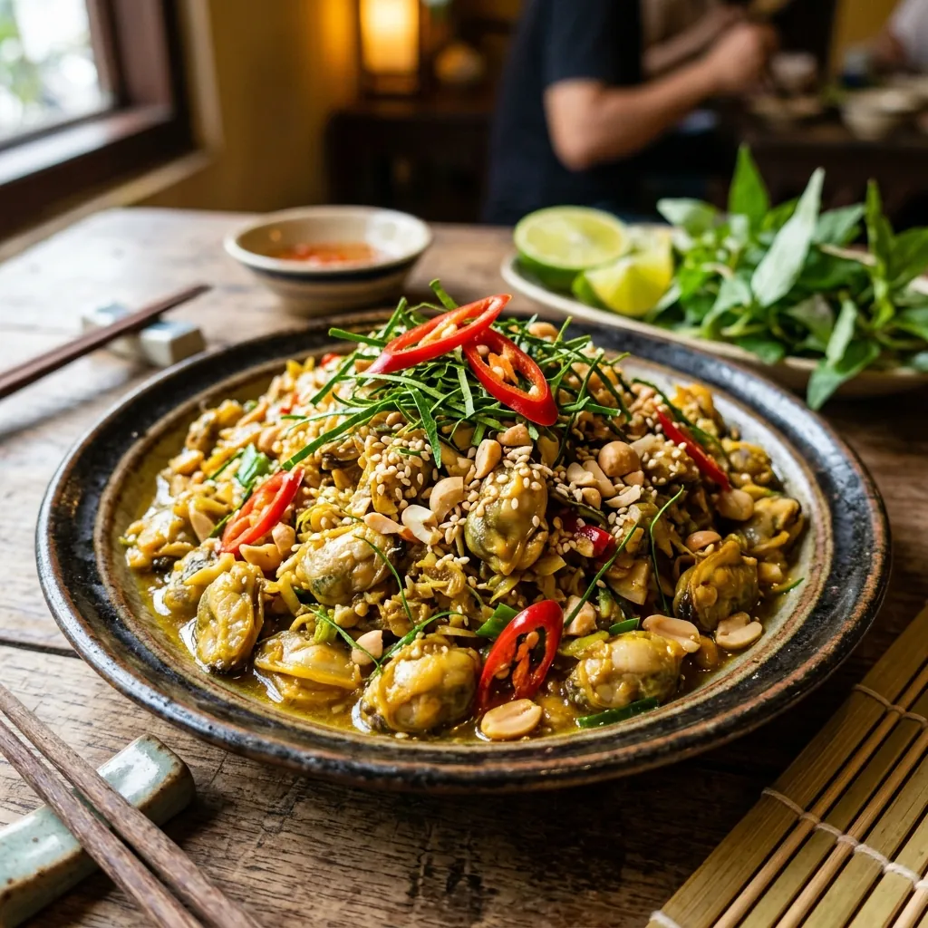 Hến Xào Lá Chanh