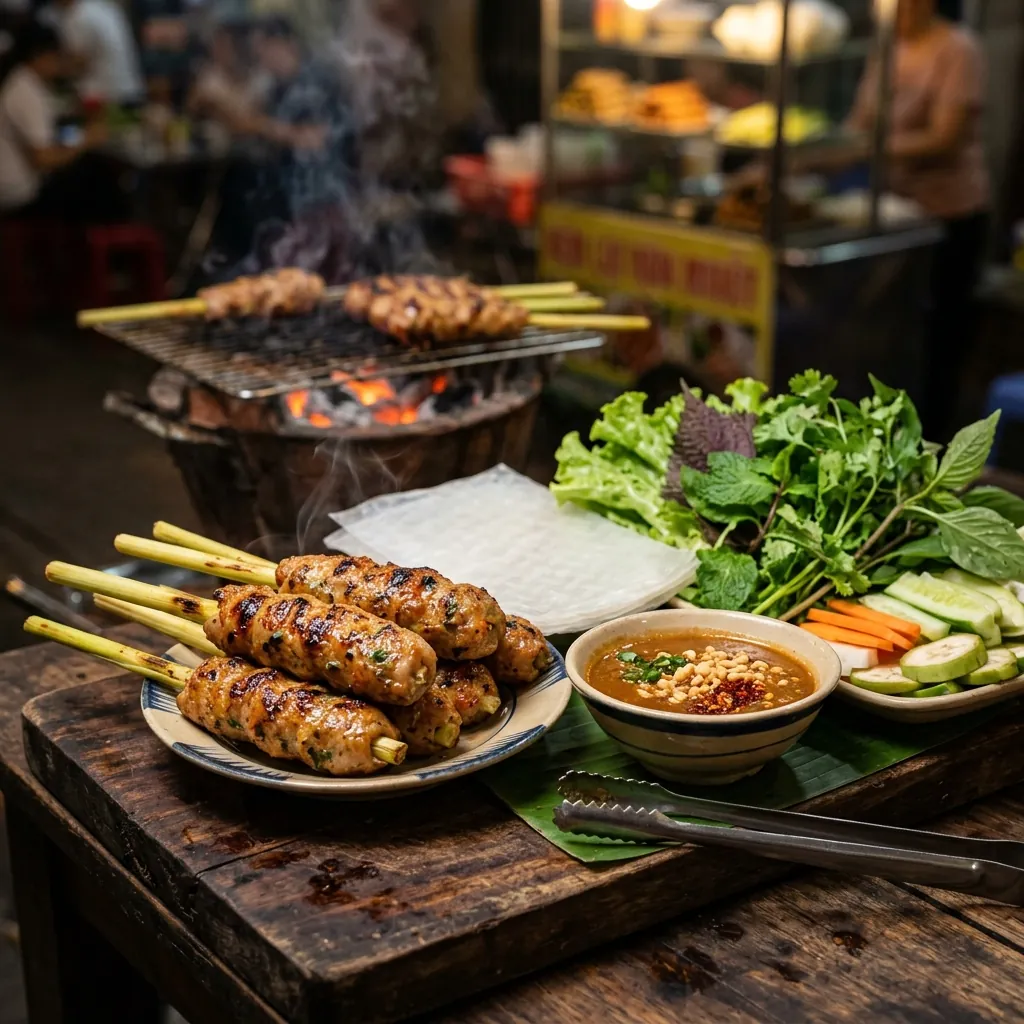 Nem Lụi Nướng Than